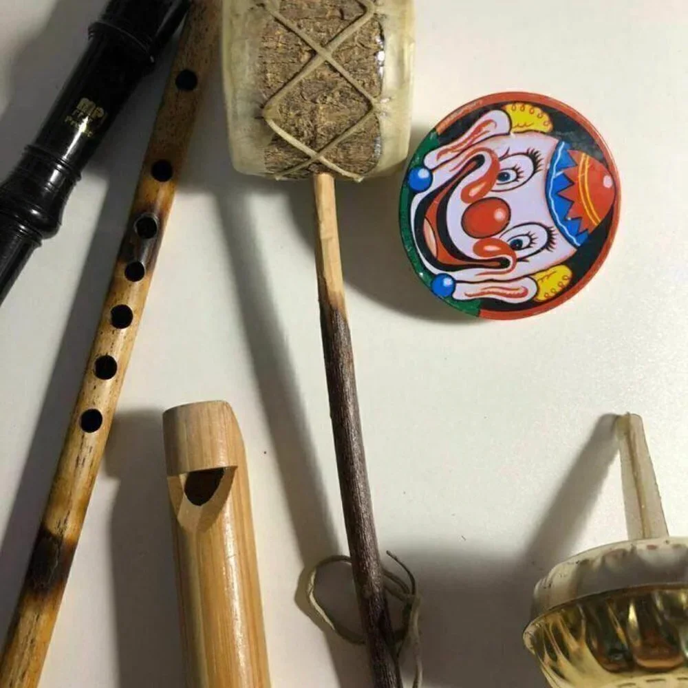 Musical Instruments Wooden Bamboo Flutes Bundle #1436-5